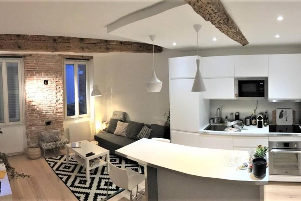 Ferienwohnung Duplex Aux Carmes Toulouse Exterior foto